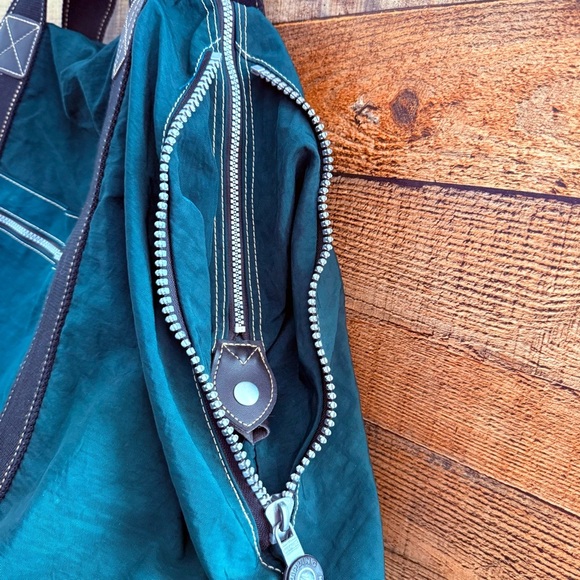 Unisex Vintage Y2K Kipling Large Nylon Expandable Travel Tote - Picture 4 of 14